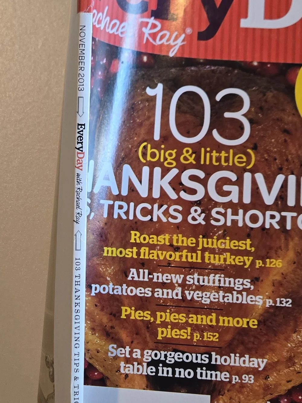 EveryDay with Rachael Ray Thanksgiving Issue November 2013